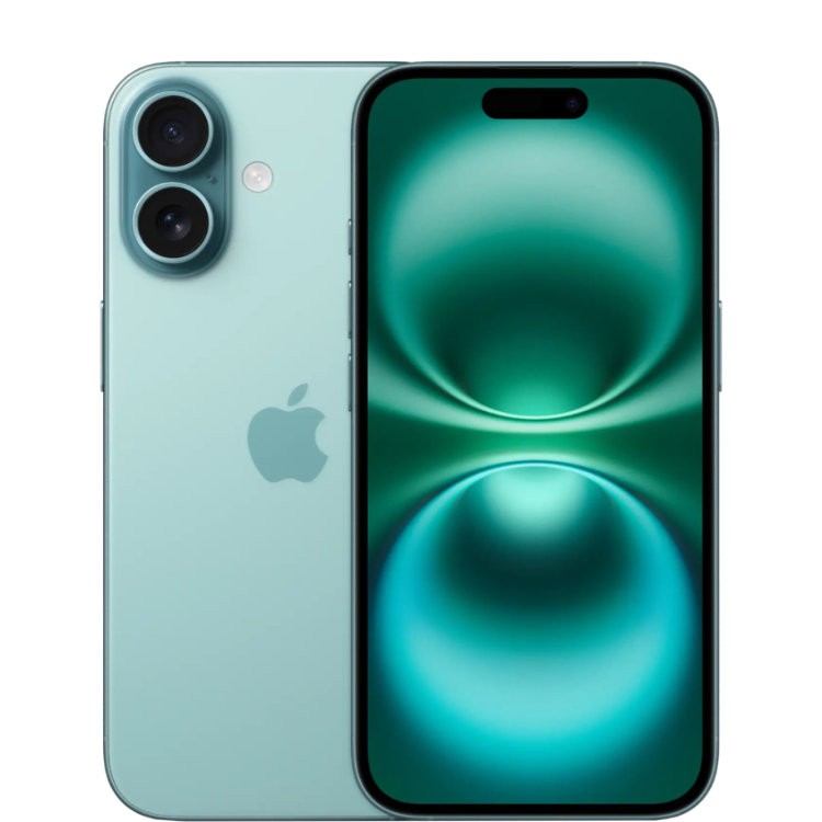 Apple iPhone 16 128 Гб Бирюзовый (Teal) SIM+eSIM